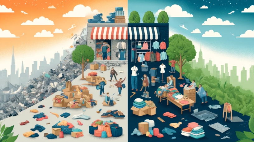 Adoptar un consumo de ropa consciente implica cambiar la mentalidad de la fast fashion y dejar de ver las prendas como productos de "usar y tirar".